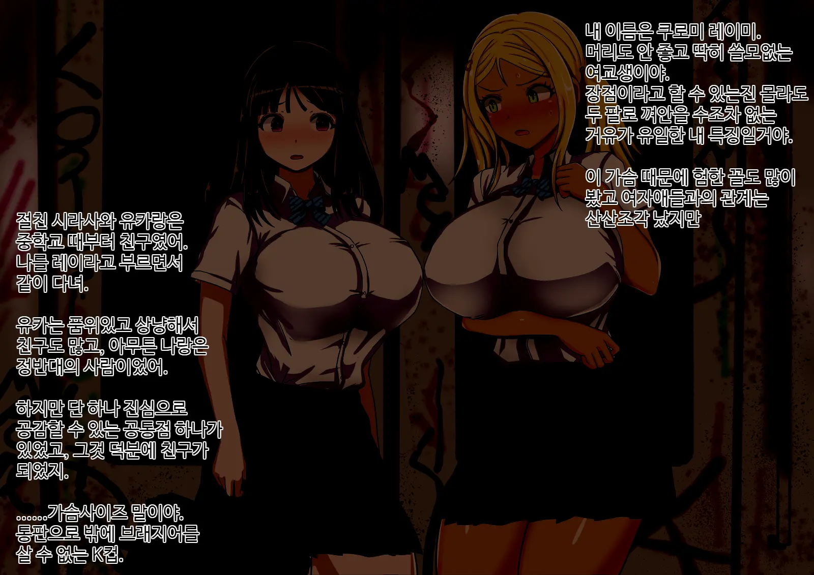 Fuhou Imin Senyou Sharyou To Bakunyuu Joshikousei | 불법이민 전용 차량 폭유 여X생